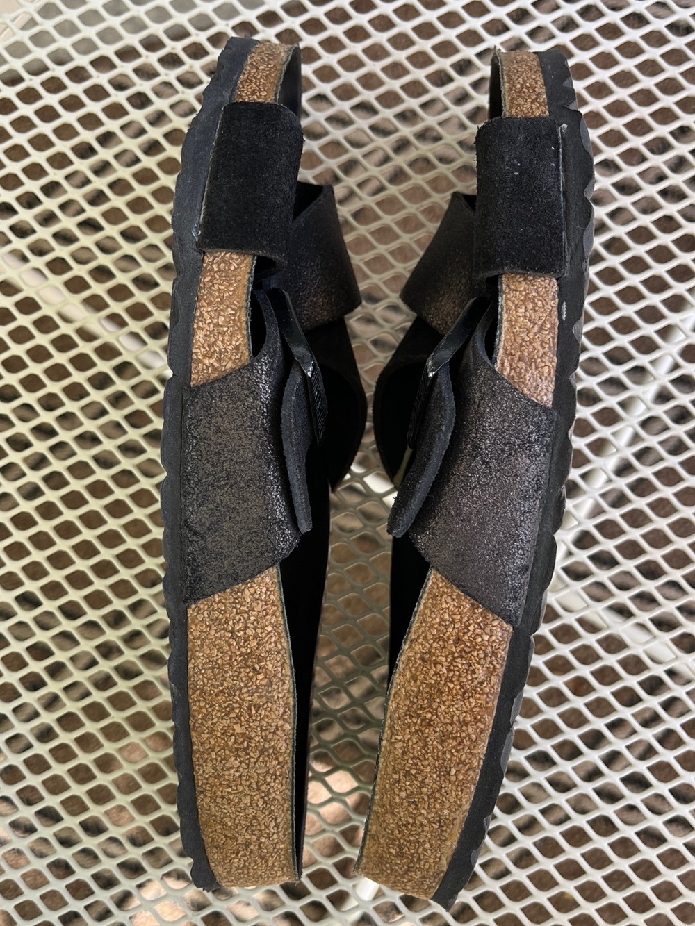 Birkenstock Siena Black Mixed Leather Sandals size EU 38 - Picture 9 of 11